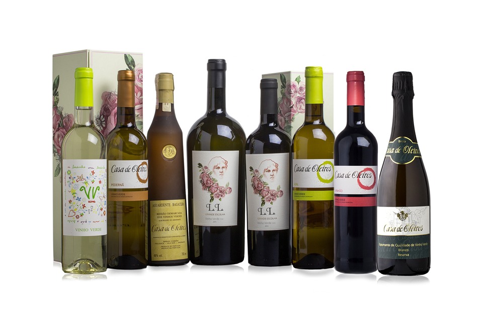 Gama de vinhos Casa de Oleiros