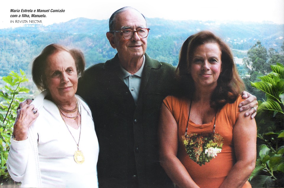 Maria Estrela e Manuel Camizão com a filha Manuela